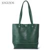 Genuine Leather Large Capacity Tote Bag for Women - High-End Commuter Shoulder Bag