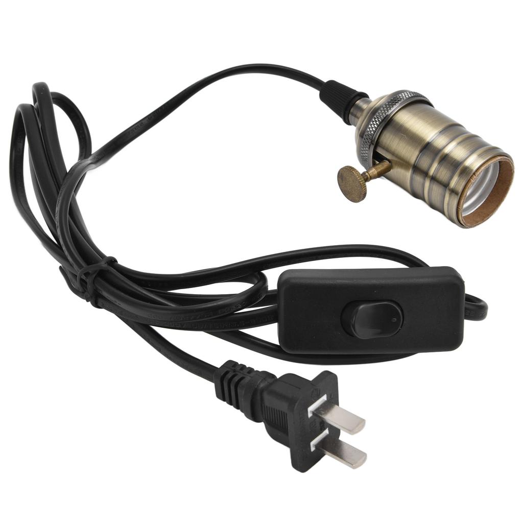 E27CelsiusE26 Vintage Pendant Lamp Socket Decorative Retro Hanging Light Holder with Plug