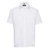 Russell Collection Mens Classic Poplin Short-Sleeved Shirt