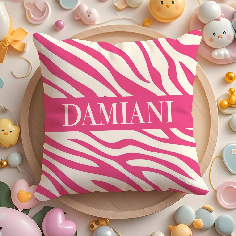 Italian Gorgeous D-Damiani Cushion Cover Home & Car Multi-Scene Pillow Cover - Reversible, Soft & Durable for Daily Use