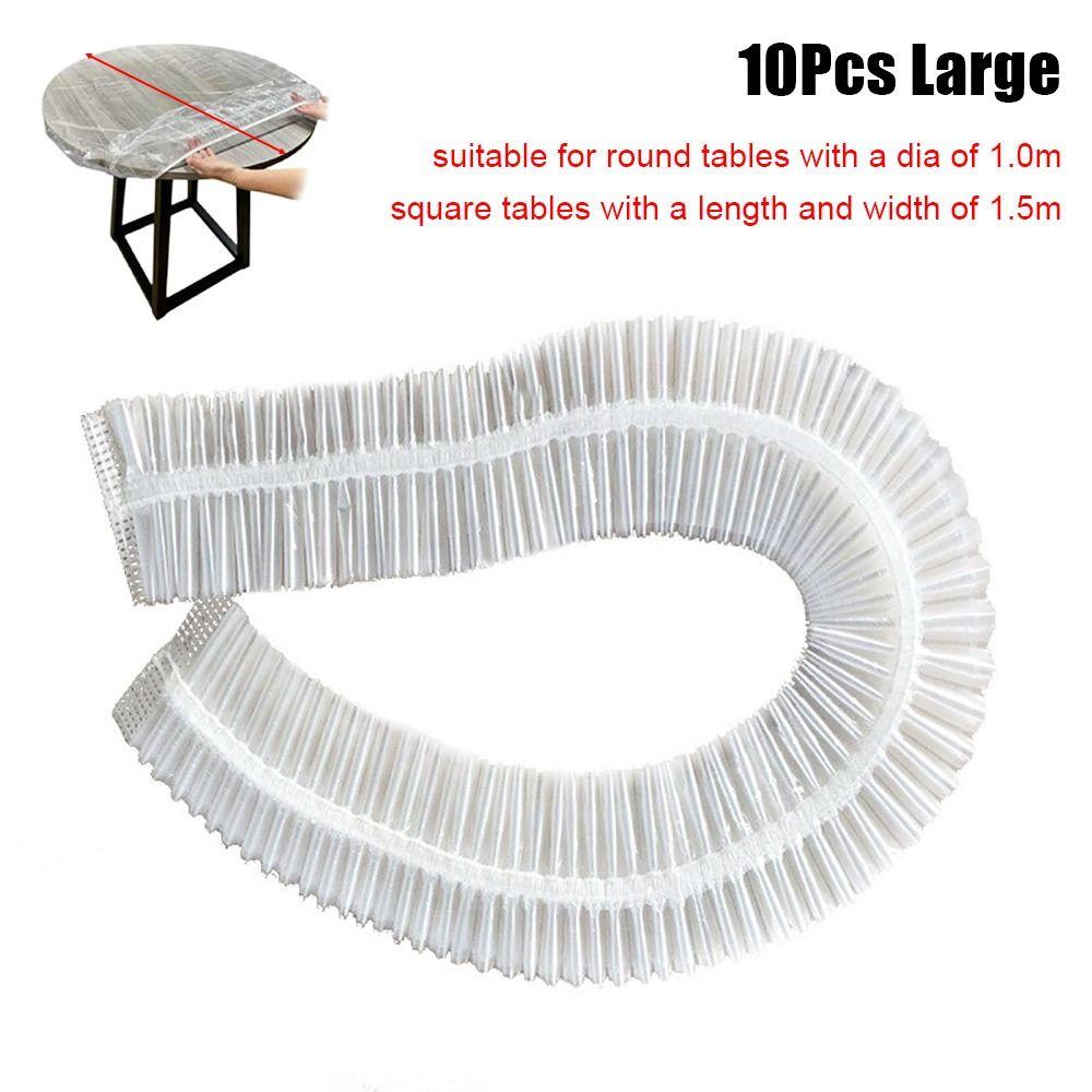10Pcs Thickened PE Disposable Tablecloth Greaseproof Tabletop Protective Decorat Cover Table Cover
