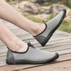 Fashion Summer Men's Mesh Casual Shoes Breathable Outdoor Beach Shoes Soft Soled Comfortable Men's Flat Bottomed Loafers Versatile