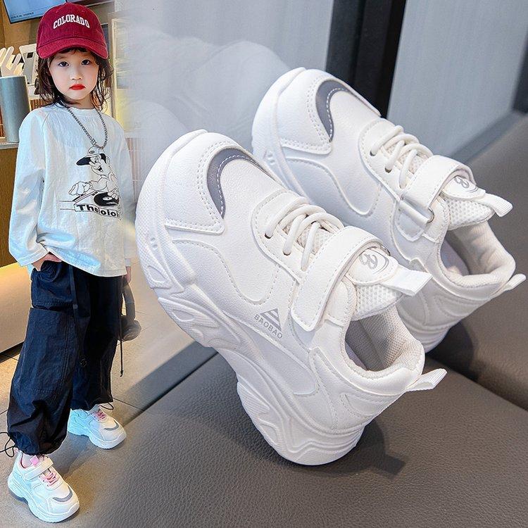 Children's Dad Shoes Spring and Autumn New Breathable Girls Sports Shoes Internet Celebrity Soft Sole Student Version Trendy Boys Running Shoes