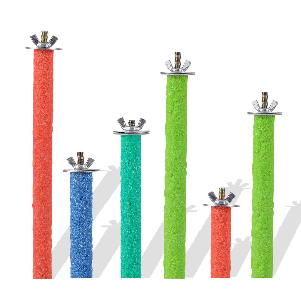 Pet Bird Chew Toys Parrot Perches Stand Platform Cage Toy Paw Grinding Clean Toys for Parrot Bites Parakeet Pet Products 1Pc