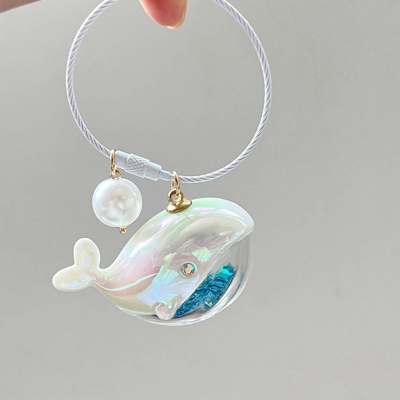 Niedlicher Wal Delfin Schlüsselanhänger Meerestier Puppe Kawaii Schlüsselanhänger Auto Schlüsselanhänger Zubehör Für Männer Frauen Paar Tasche Schmuck