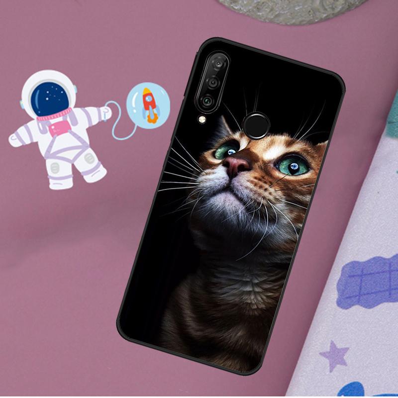 

Cat Staring Eye For Huawei Nova 10 9 SE 11 Pro Y60 Y70 Y90 Y61 Y91 Y72 Y73 12i 11i 8i P20 P30 P40 Lite Case Huawei Nova Y73