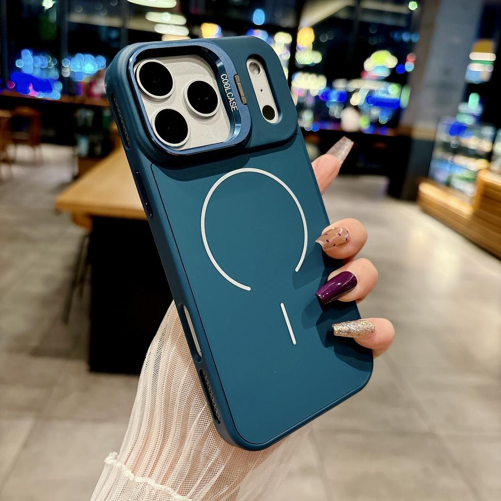 Applicable To Apple 17promax Silicone Holder, Mobile Phone Case iPhone16 Magnetic Suction 15 All-inclusive Anti-drop.