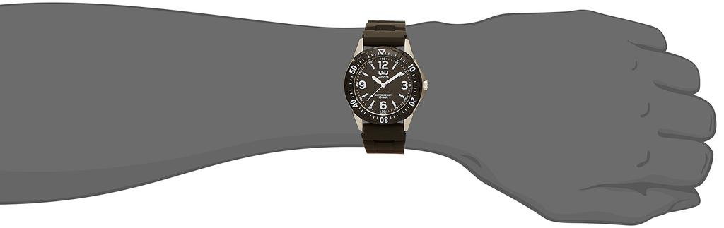 Citizen Black Q&Q W376-305 Men's Watch,
