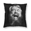 Brian Blessed Schauspieler Kissenbezug Polyester Leinen Samt Bedruckt Reißverschluss Dekorative Wohnkissenhülle