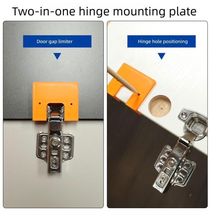 Door Hinge and Door Latches Installation Kit Door Hinge Mortiser Template Door Latches for Accurate Chiseling Scoring