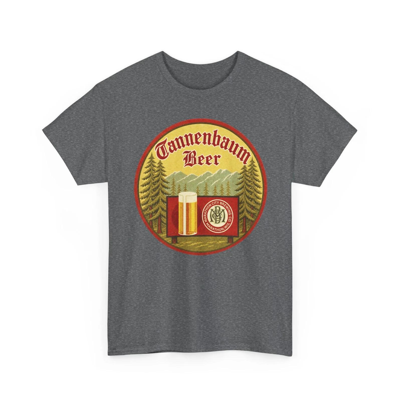 Tannenbaum Beer Marathon City Brewing Co. Marathon WI Retro Breweriana T-Sirt S