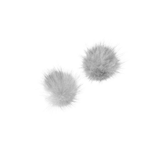 

Женские пушистые серьги-гвоздики с шариками, милые украшения для девочек