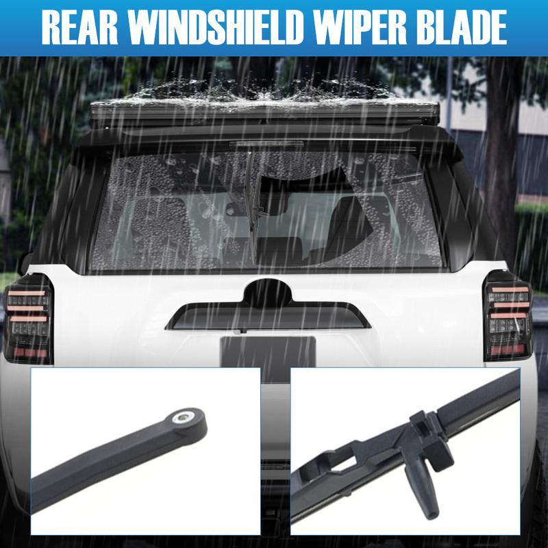Car Rear Windshield Wiper Fit for Toyota 4Runner 2010 -  Black Car Rear Whield Scraperto