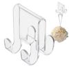 Glass Door Hooks Towel Hanger Shower Towel Hooks Punch-Free Storage Tool for Robe Clothes Towel and Washcloth Towel Hook Tools