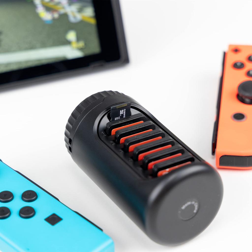 KIWIFOTOS Soft Case for Holds 6 Switch Cases 2 Micro with Strap Switch, + SD/TF Cards, Splash-Proof, Dustproof, Pressure-Resistant, Shock-Resistant,