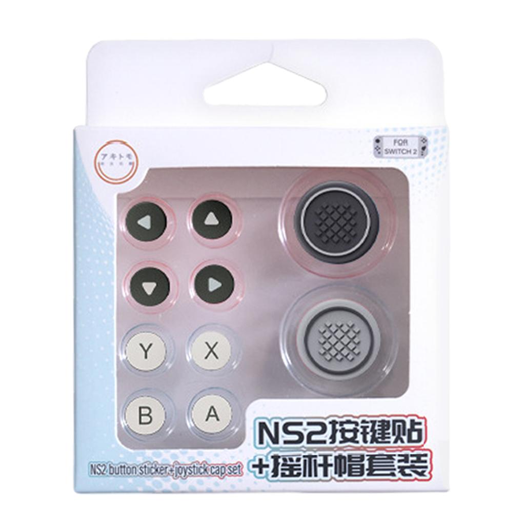 10 Colors Joystick Cap For Switch 2 Silicone Button Covers Thumb Grip Set Easy To Install Anti-Slip Comfort Grip Enhancer
