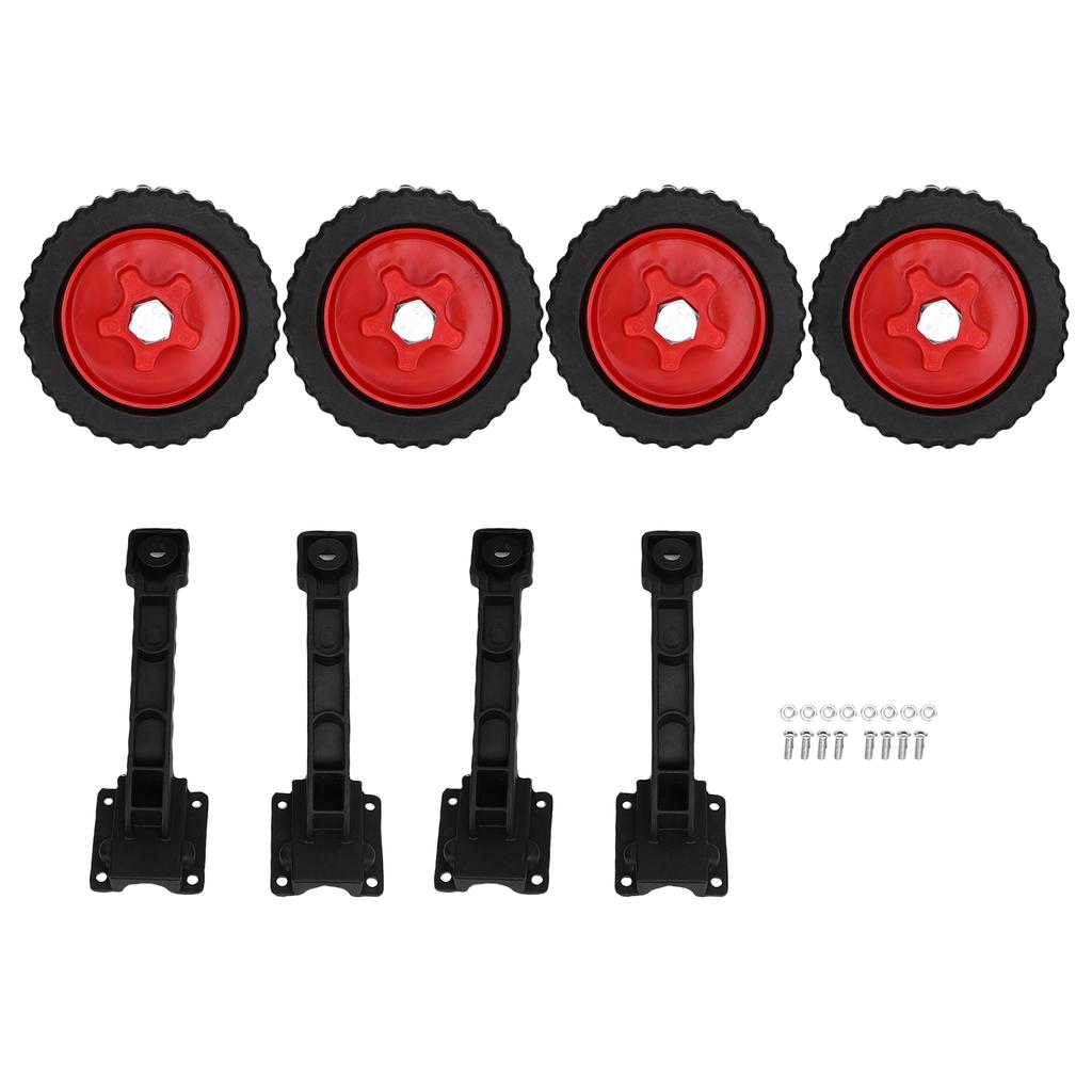 String Trimmer Wheel Universal Adjustable Detachable Weed Trimmer Support Wheel for 0.98 to 1.1 Inch Shaft Tube