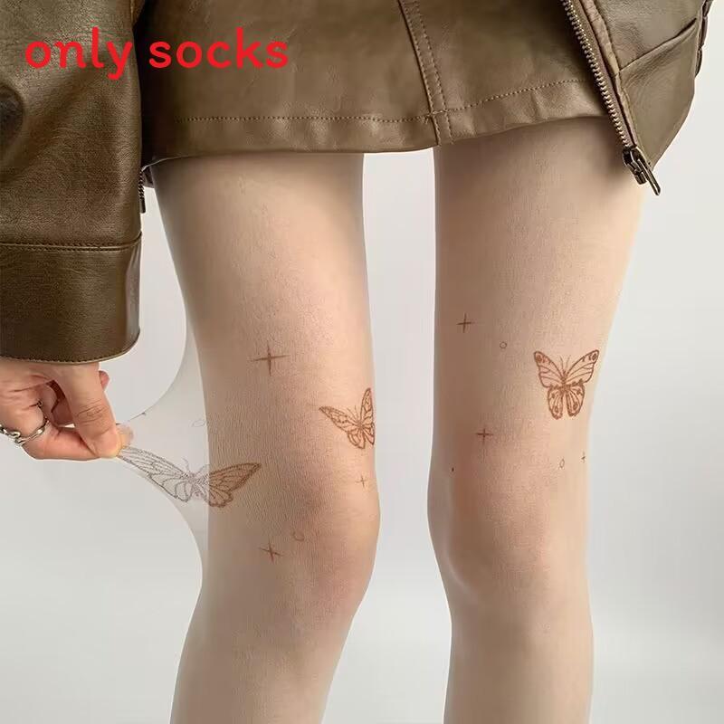 Summer Plus Size Womens Black Heart Pattern Silk Stockings With Sunscreen And Absorbing Features For Youth Fashion
