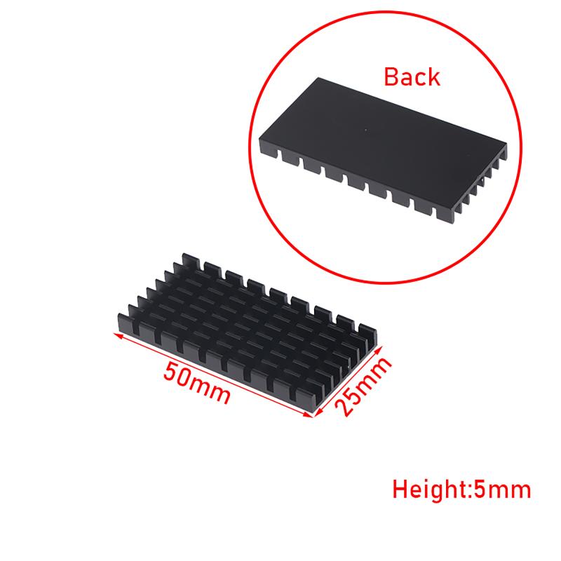 Aluminum Heatsink High Performance Cooling Kit with Thermal Conductive Tape for RAM LED SSD Overclocking Use A1