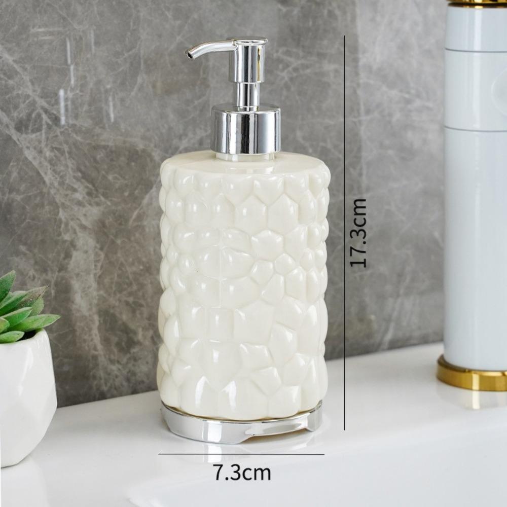 430ml Láhev na pleťové mléko Průhledná Tekuté mýdlo na ruce Luxusní Dávkovač mýdla Koupelna