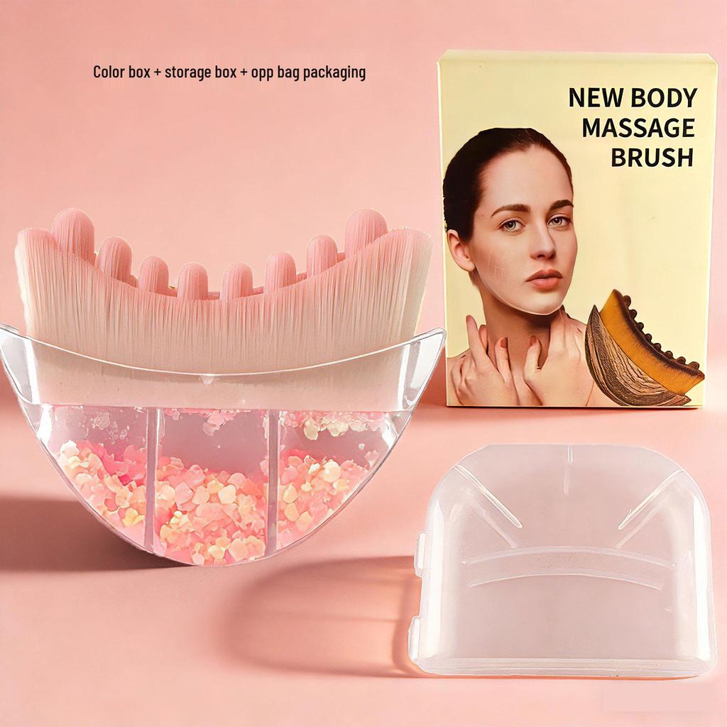 Lymphatic Contour Massage Brush: Multifunctional Beauty & Makeup Tool, Student-Designed