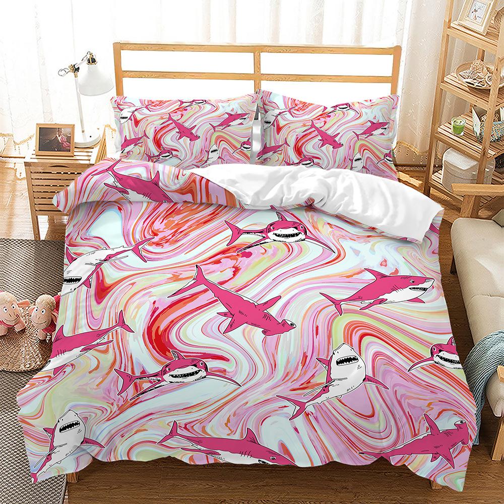 

Oil Painting Digital Printing Quilt Set Three-Piece Set Four-Piece Set 135 * 200 (two-piece set)