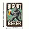Retro Bigfoot Beer Vintage Metal Sign Bar Pub Wall Decor Man Cave Tin Art 8x12 Inch