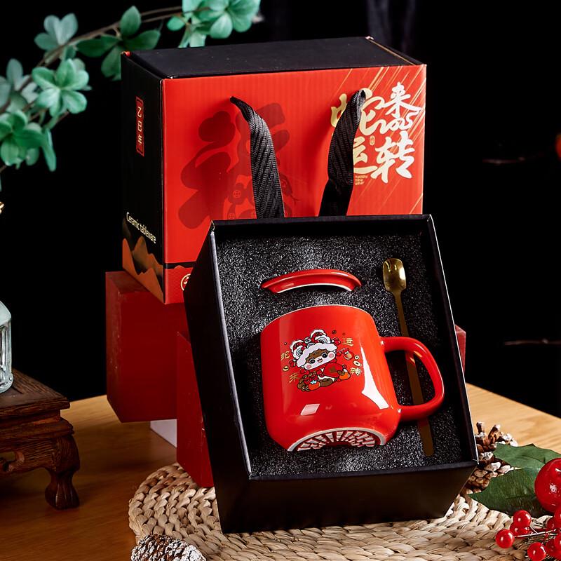 Керамическая кружка в подарок Набор к Году Змеи Ceramic Mug + Spoon