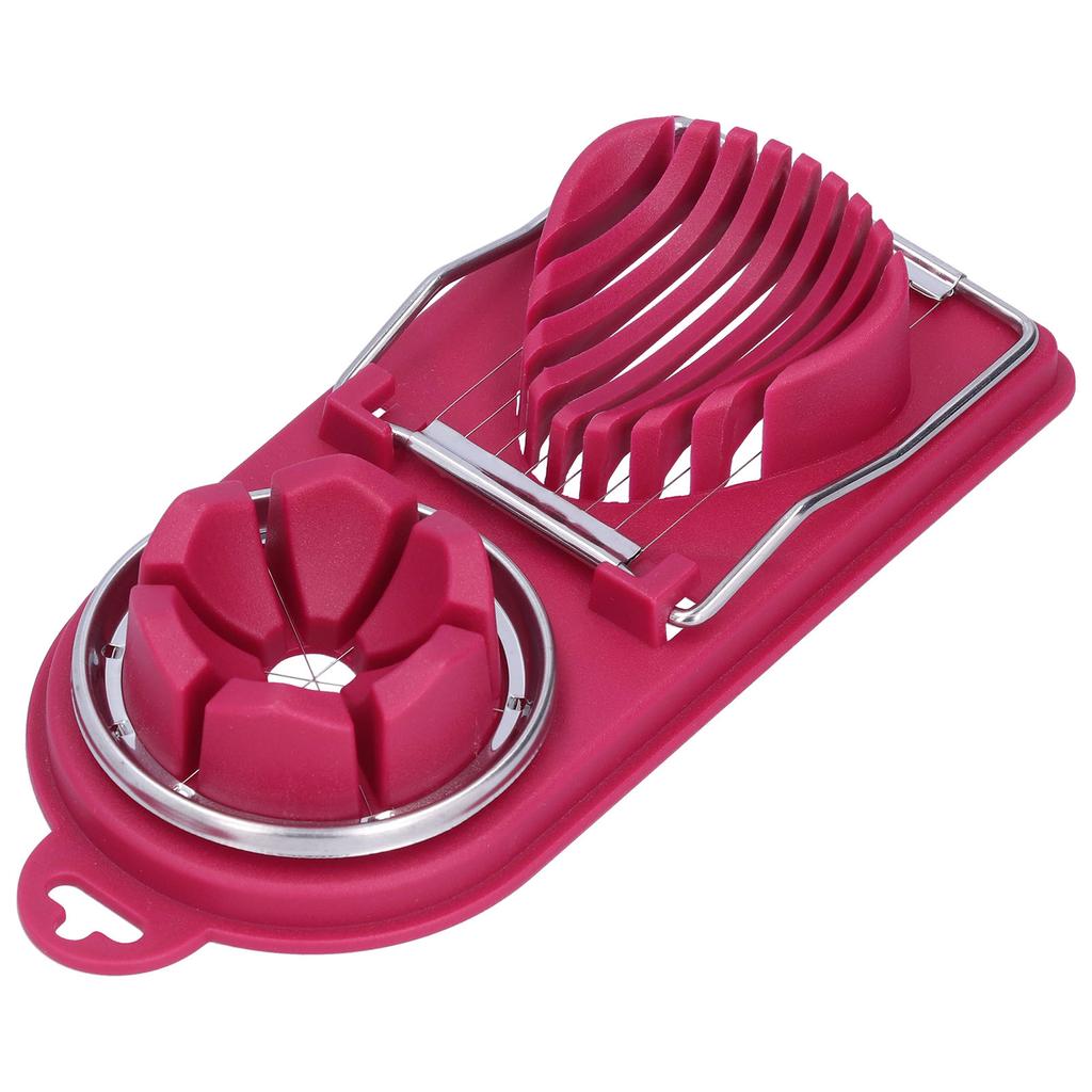 Egg Cutter Household Stainless Steel Wire Egg Cutter Safe Easy To Operate for Hard Boiled Eggs