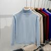Men's Trendy High Neck Solid Color Winter Sweater - Casual Japanese Style Pullover Knitwear