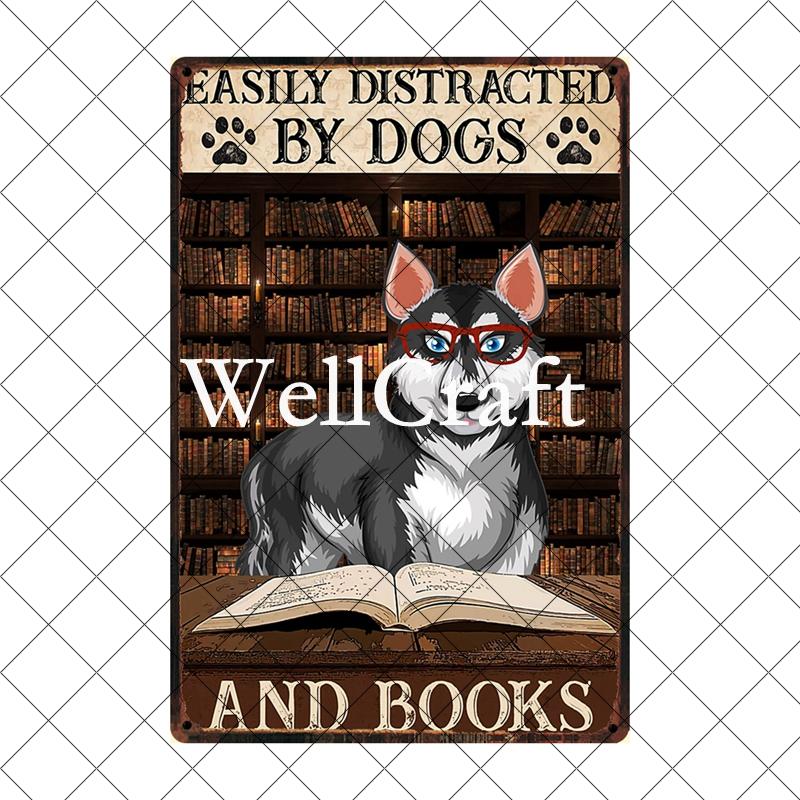 Wellcraft Pet Husky Dog Are Your Friend Wine Cafe Bath Shop Art Metal Tin Sign Wall Poster Iron Painting Pub D CM