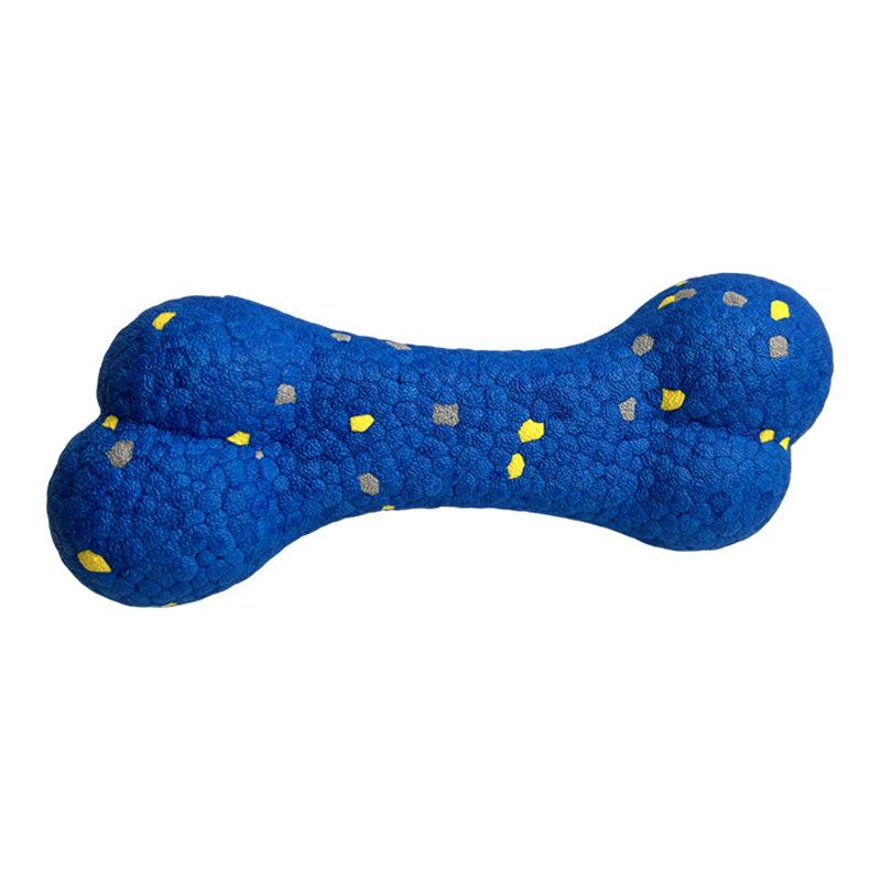 

New Teething Stick, Tooth-cleaning Dog Toy, Biting Interactive Floating Training Pet Dog Toy Bone Large синий