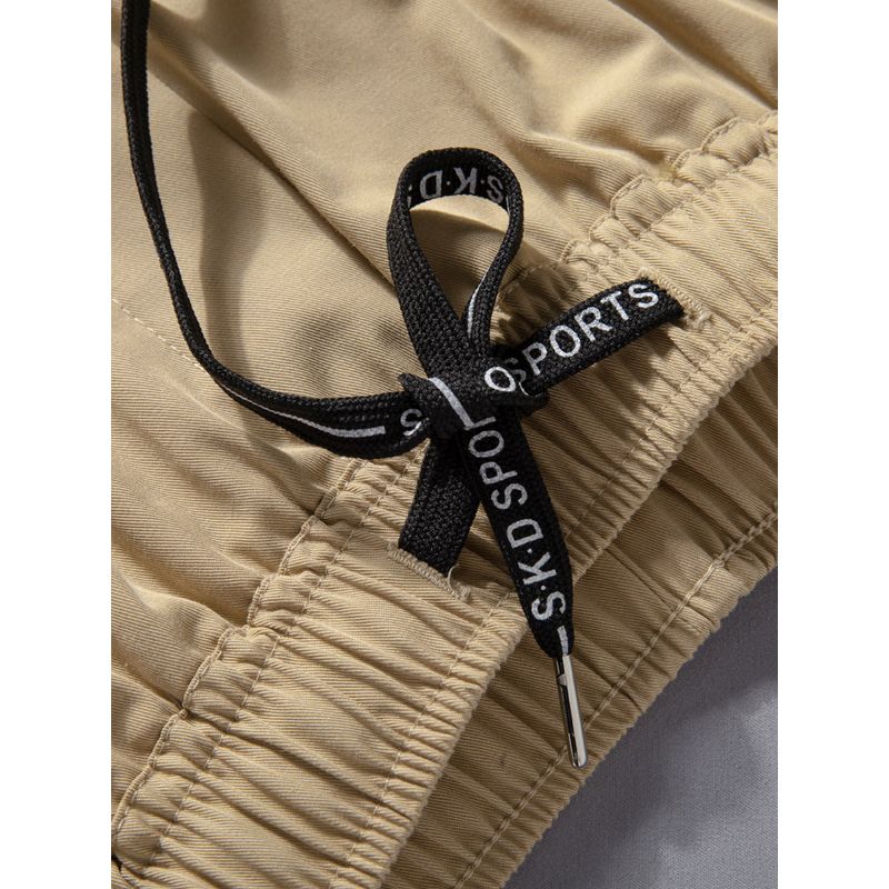 Parka Shorts Men Summer New American High Street Large Pocket Pants Abrasion Resistant Anti-Wrinkle Loose Straight-leg Cropped Pants