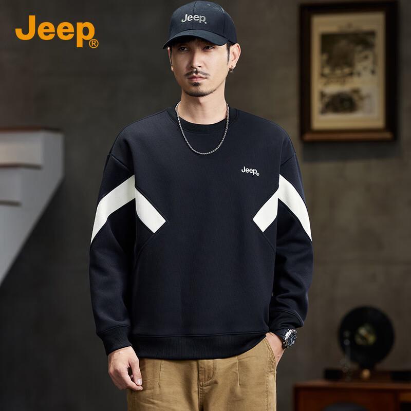 

JEEP Men s Casual Round Neck Sweatshirt 4XL