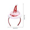 Feather Xmas Hat Headbands Christmas Hat Hair Band for Creative Santa Hat Hair Hoop Novelty Photo Props Party Supplies