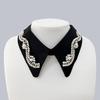 Elegant Diamond Lace False Collars Woman Crystal Removable Collar Women Necklace Fake Collar Detachable Tie Clothing Accessories