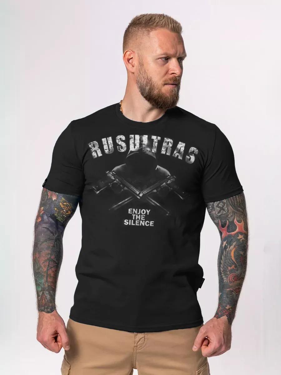 Enjoy the silence summer cotton printed T-shirt 3XL