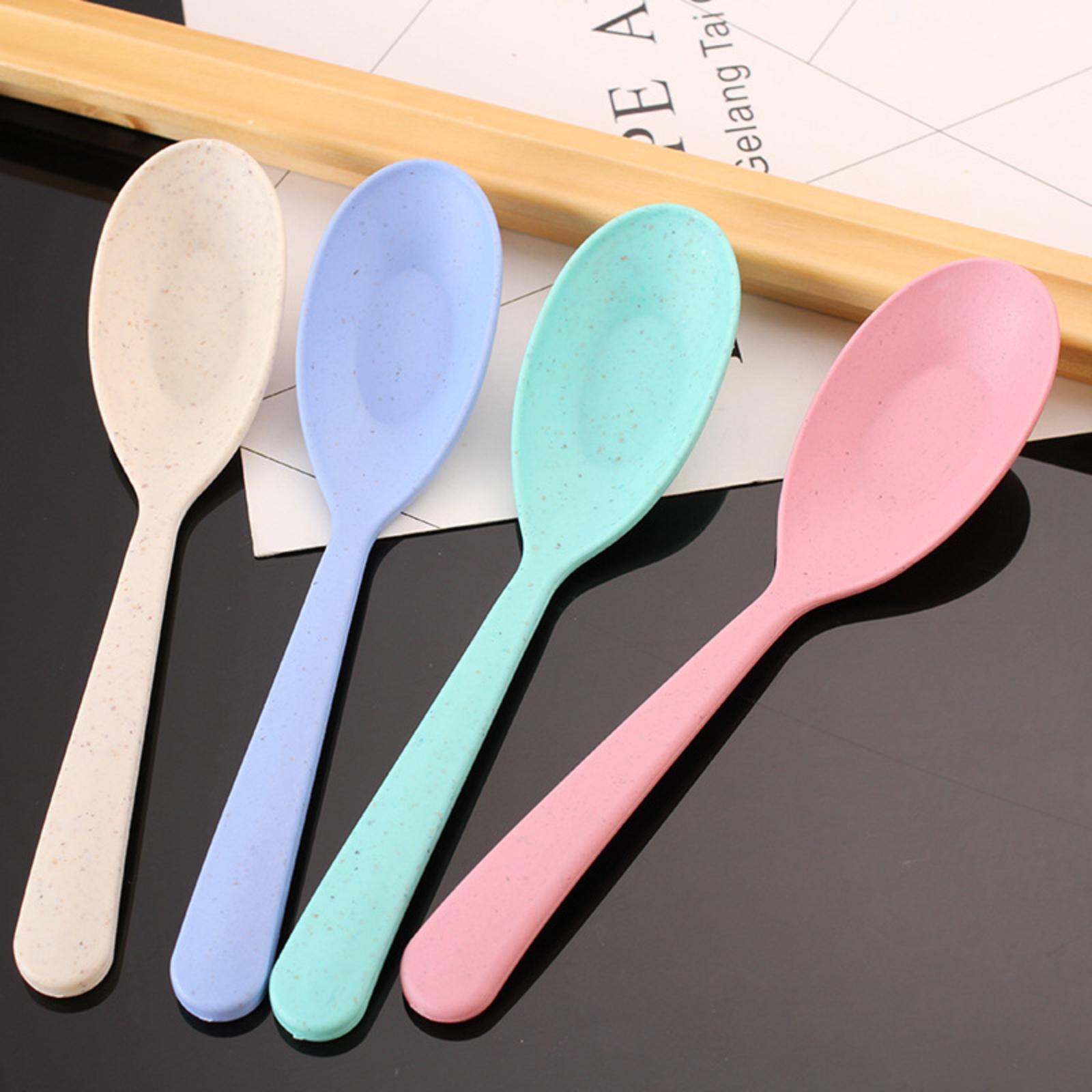 Straw Spoon, Children s Rice Spoon, Soup Spoon One Size белый