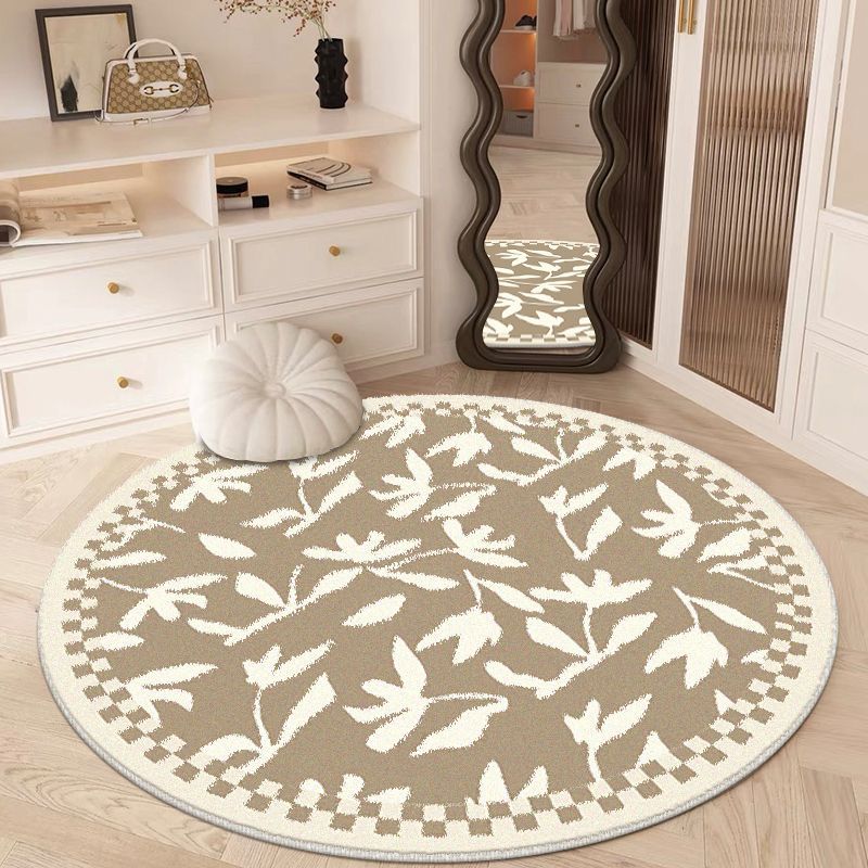 Living Room Round Carpet Thickened Sofa Tea Table Mat Cloak Room Floor Mat Dressing Table Foot Mat