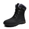 Fashion Resistant Waterproof Snow Boots Men Plush Insulation Comfortable Work Cotton Shoes Outdoor Travel Vacation Leisure Shoes