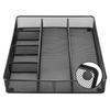 Amazon Basics Drawer Dividers, Storage Organizer with Dividers, Mesh, Black, 15cm X 6cm X 30cm