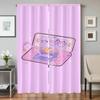 Kitchen Curtains for Living Room Curtains for Living Room 2 Pieces Blackout Curtains Door Curtain P-pokemon-n Bedroom Decoration