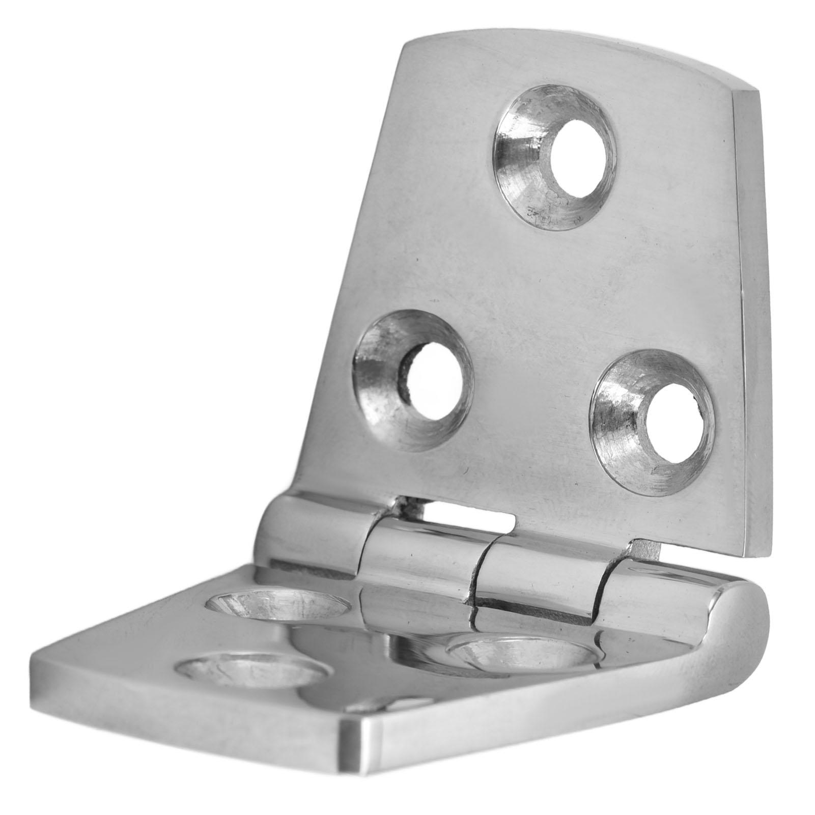 

Door Hinge 6 Hole Mirror Polished 316 Stainless Steel Marine Hinges for Boat 76x38mm