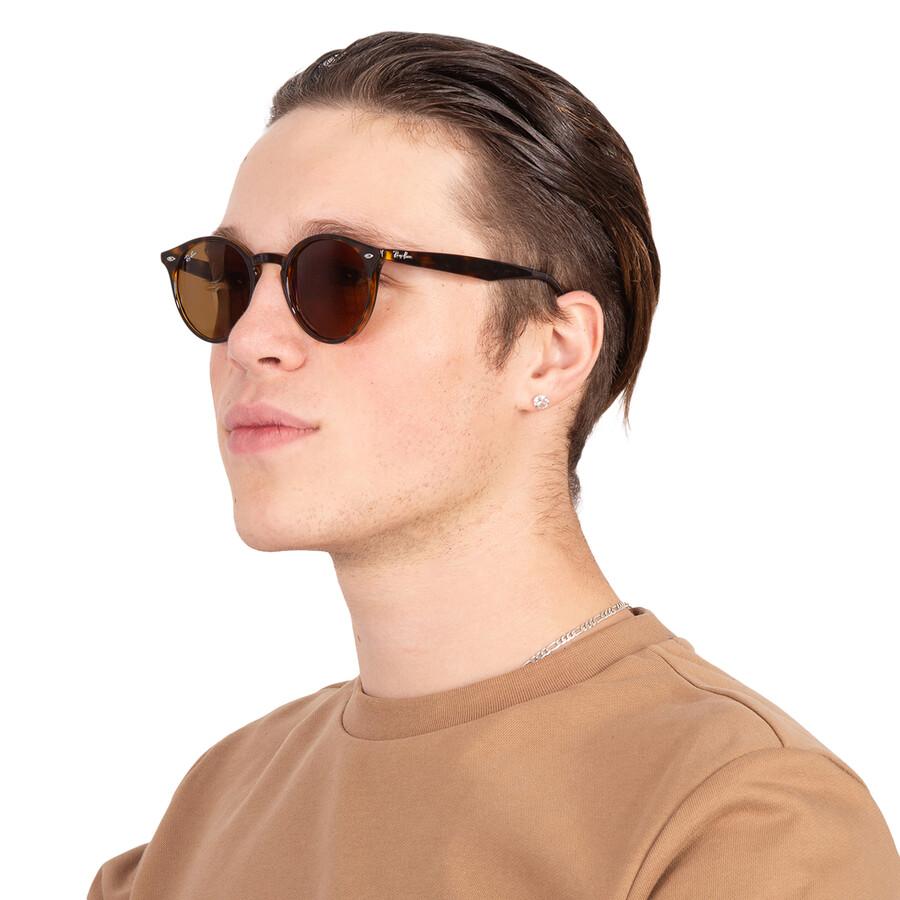 Ray Ban Brown Classic B 15 Phantos Unisex Sunglasses rB2180 710 73 49