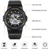 PINDOWS Women's Digital Sports Watch 50M Waterproof Multi-Function LED Backlight Calendar Alarm Stopwatch
