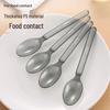 Pabei 14cm Individually Wrapped Disposable Plastic Dessert Spoons