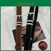 Elegant Caramel Color Genuine Leather Women's Belt For Versatile Fashion Styling
