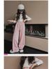 Girls' Wide-Leg Loose Casual Pants for Spring/Autumn 2024 - Fashionable Sportswear for Big Kids