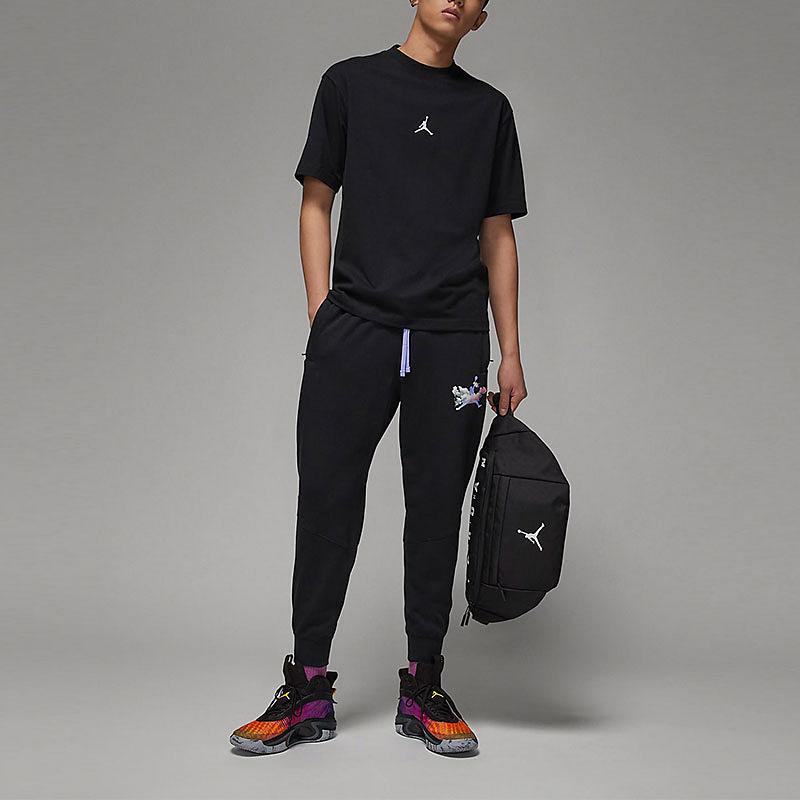 Jordan Dri-FIT Dongdan Graphic Logo Print Quick-Drying Jogger Knit Pants Men bottoms Black FD6561-010
