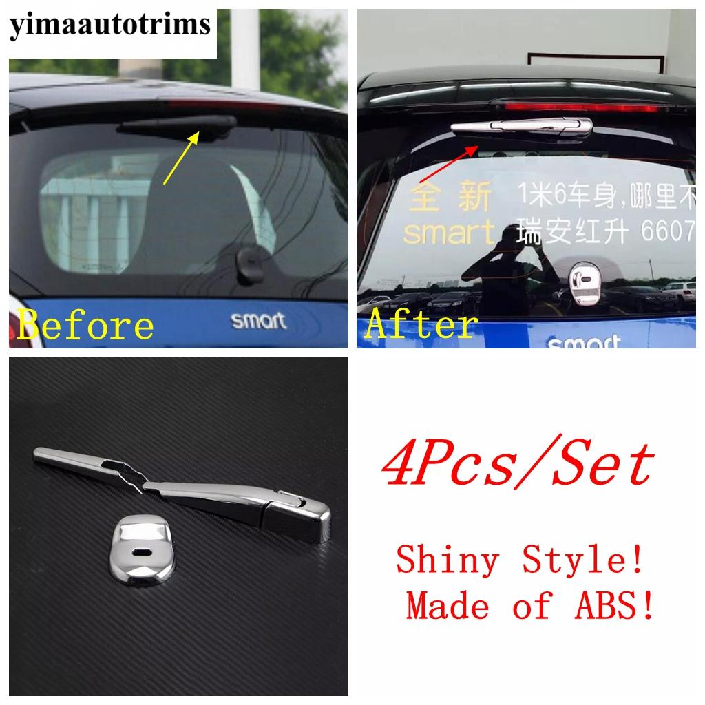 Front Rear Fog Lamp / Window Wiper / Side Air Vent Outlet Leaf Broad Cover Trim ABS Accessories For Smart 453 Fortwo 2015 -